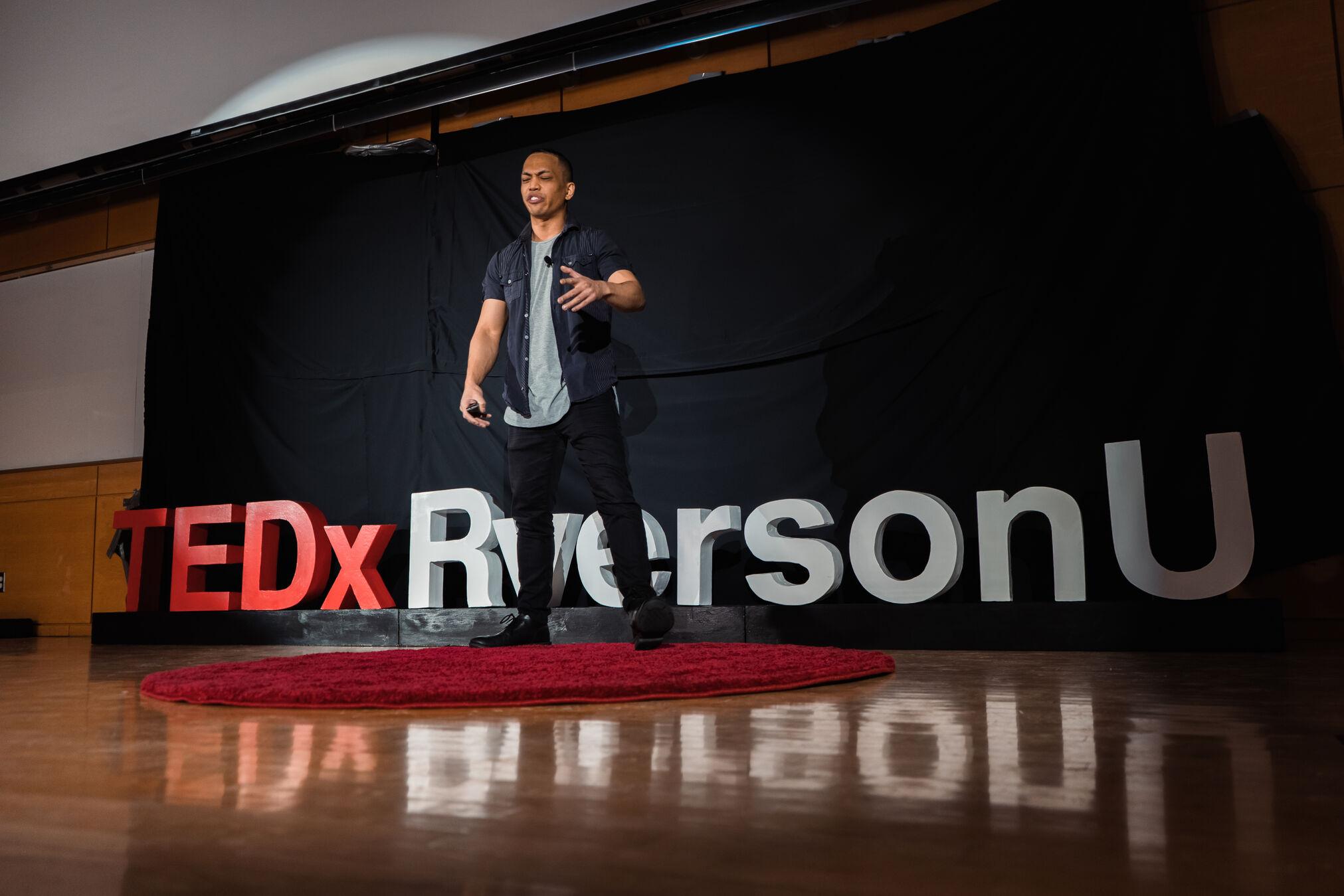 Chris speaking at TEDx